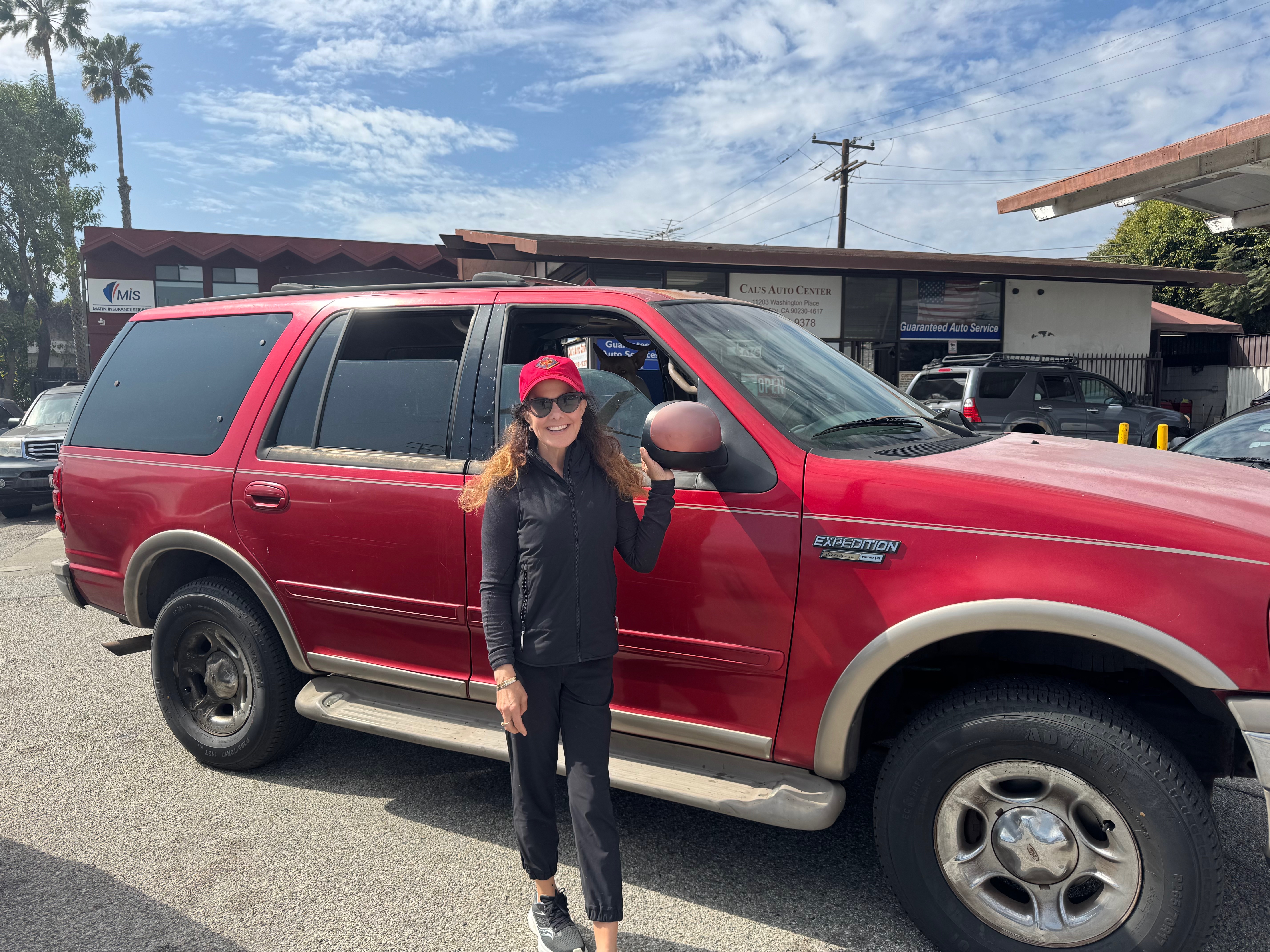 My red Expedition and me.